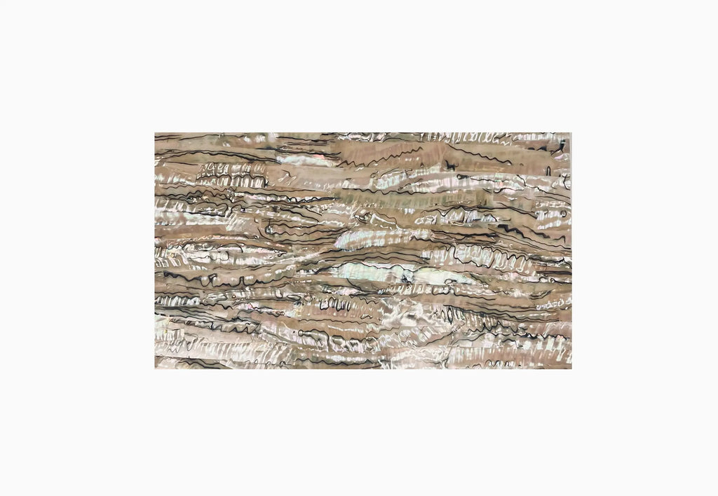 SUPERLATIVA® veneer in Abalone Haliotis Gigantean - 30X30cm - thickness 0,30mm | 8014_ABAL_30_0,30_S